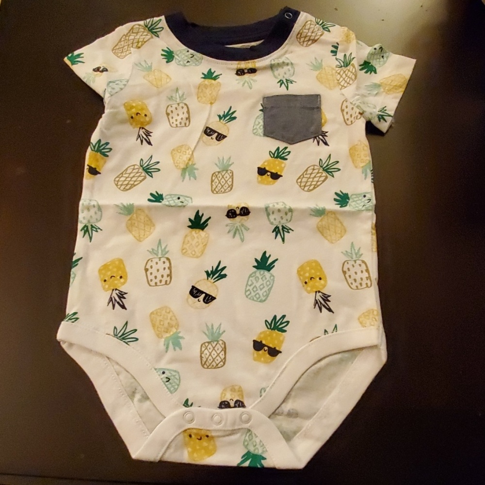 Boys pineapple onesie